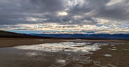 Badwater Basin after a Rare Rainstorm