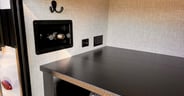 Hot and cold spray port plus USB and household outlets
