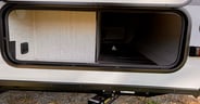 Limited front storage due to the Murphy bed