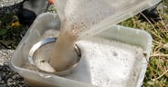 Sieve out food particles