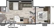 2025 Forest River Wildwood X-Lite 26ICE Floorplan