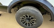 Off-brand tires and a simple leaf spring suspension
