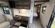 Plenty of drawers and cabinet space on the bulkhead of the Trans