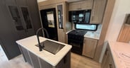 A chef's kitchen in the Rockwood Signature 402SFL