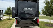 A fiberglass rear cap on the Grand Design Lineage Series M 25TK