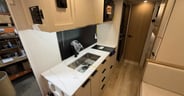A surprising number of drawers plus good counter space in the Wi