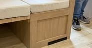 All furnace vents are above the floor in the Winnebago Thrive 24