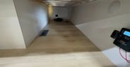 Good space in the heated front pass-through compartment