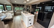 Nice living space in the Grand Design Reflection 337RLS