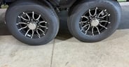 Simple leaf spring suspension and Maxxis tires