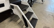 The steps are a new composite build which is both light weight a