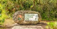 Entrance Sign in the Everglades