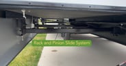 A through-frame rack-and-pinion slide is a plus in the Grand Des