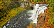 Mesa Falls in Fall
