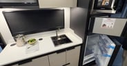 The fridge and microwave hinges make getting to them a bit more challenging