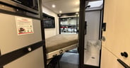 Apower lift lowers a bed in the back into sleeping position