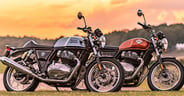 Royal Enfield Continental GT 650 and INT 650