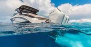 Sea-Ray-SLX-360-running-port-stern