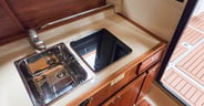 Ranger Tugs R-25 galley sink and cooktop-body
