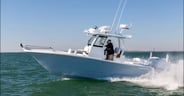 center console power catamarans